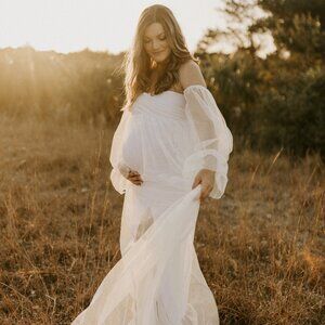 Elegant White Maxi Dress